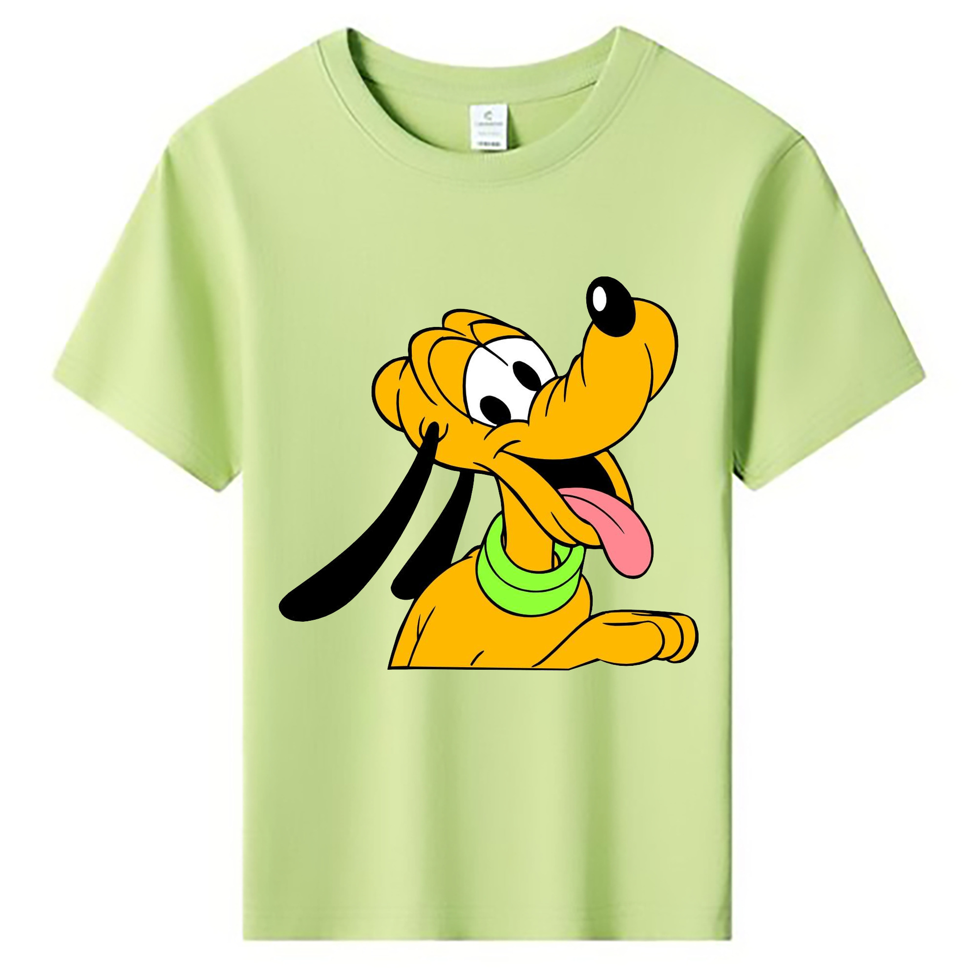 ミッキーマウス Mickey Mouse 綿100％キッズTシャツ（フロントプリント）